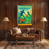 Pickleball A Game of Strategy and Spirit Poster