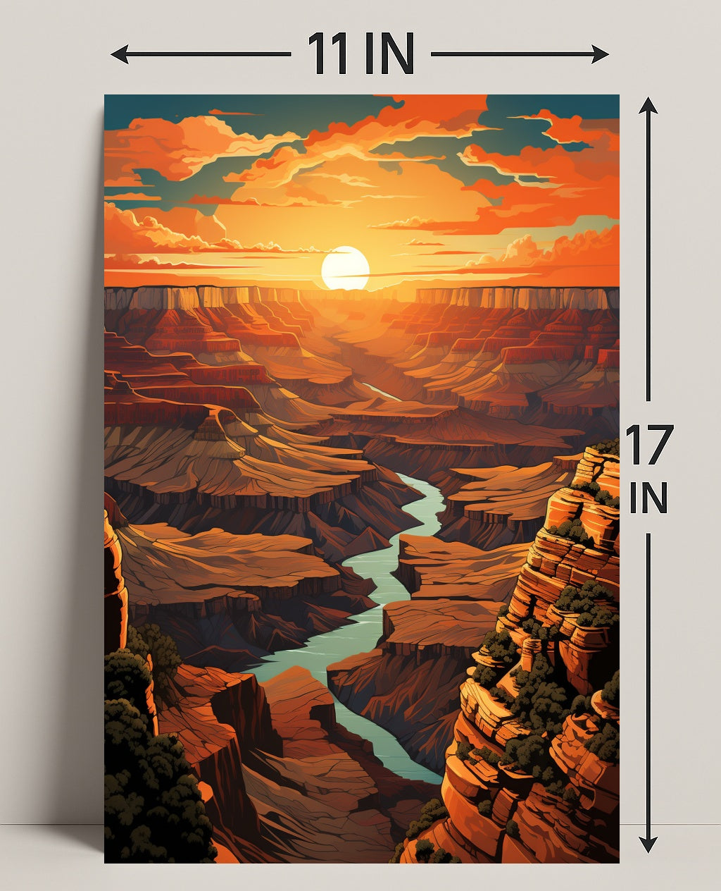 Grand Canyon Sunset Poster