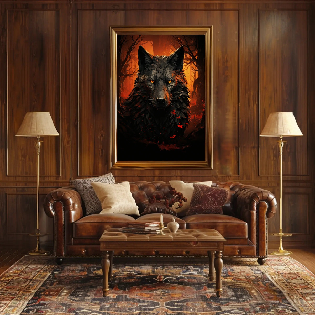 The Enigmatic Wolf Poster