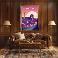 Florence Cathedral In Vibrant Colors: Poster