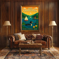 Lake Charlevoix A Jewel In Northern Poster