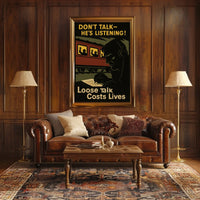 Loose Talk Costs Lives Poster