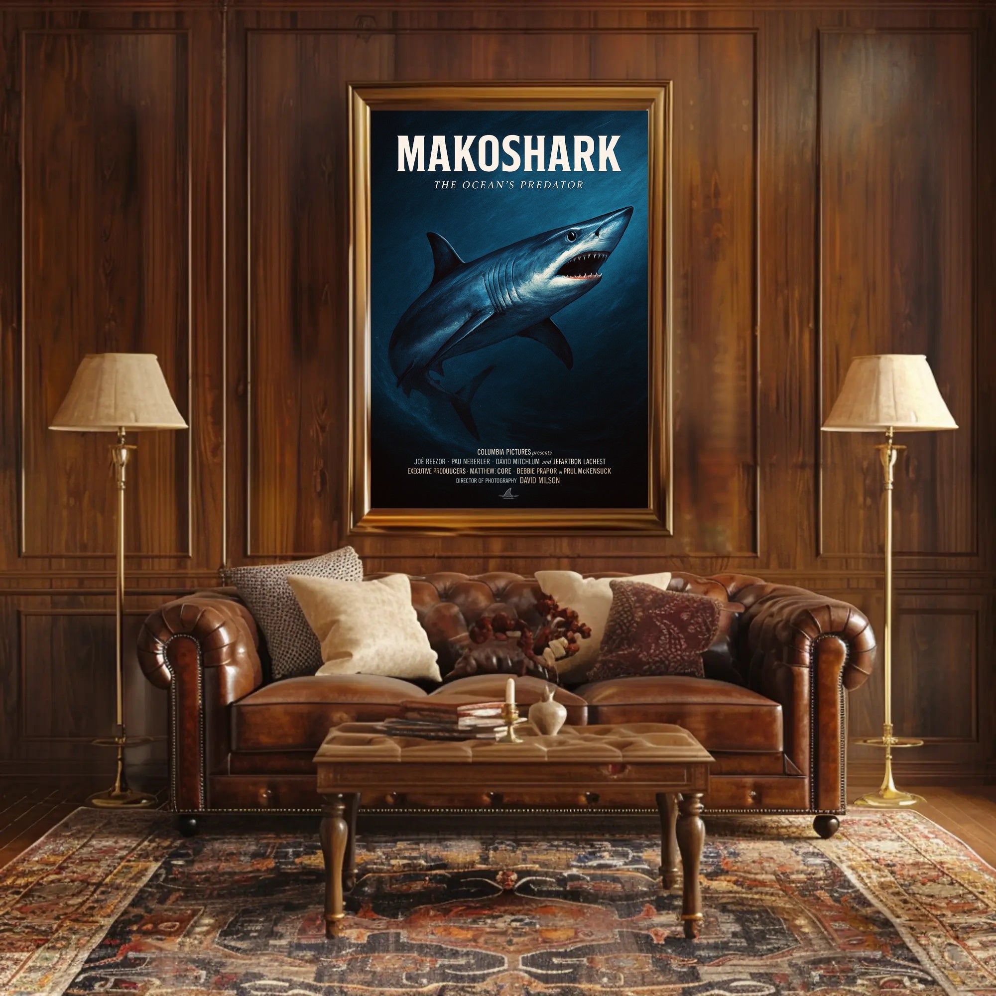 Makoshark The Oceans Predator Poster PosterGoat