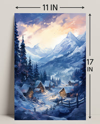 Winter Wonderland Village Poster