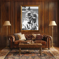 Stylish Summer Adventure Vintage Fashion Pop Culture Poster PosterGoat