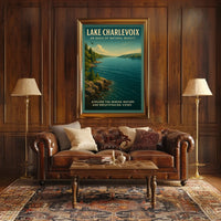 Lake Charlevoix An Oasis Of Natural Poster