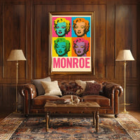 Monroe Pop Art Poster