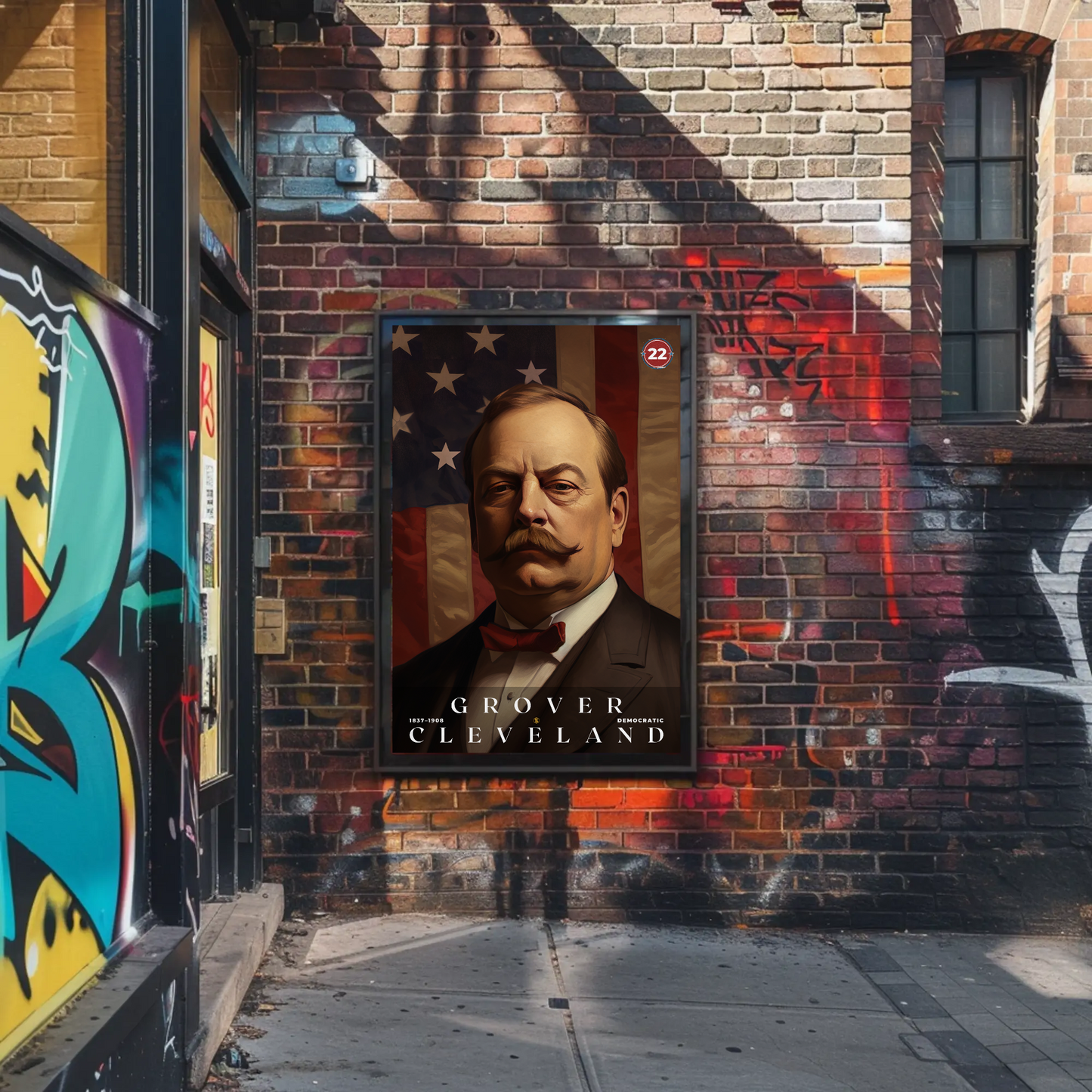 Grover Cleveland 22nd President Of The United States Portrait