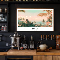 Tropical Tranquility: Balinese Landscape Travel Poster