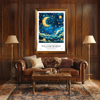 William Morris Cotton Prints Exhibition Poster