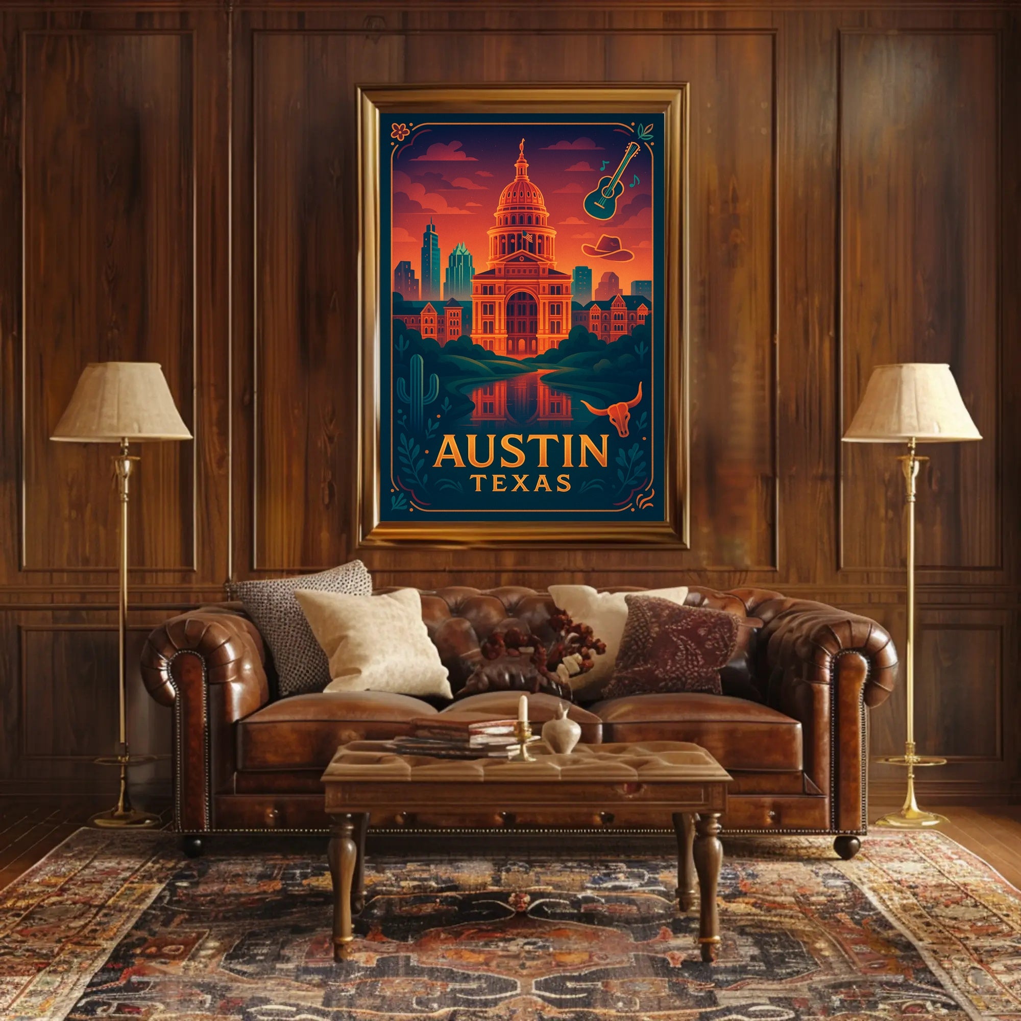 Austin's Vibrant Spirit Poster