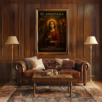 St. Anastasia: The Flame of Faith Cultural Poster PosterGoat