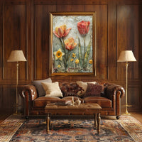 Epic Dragon Battle: Medieval Fantasy Art Poster PosterGoat