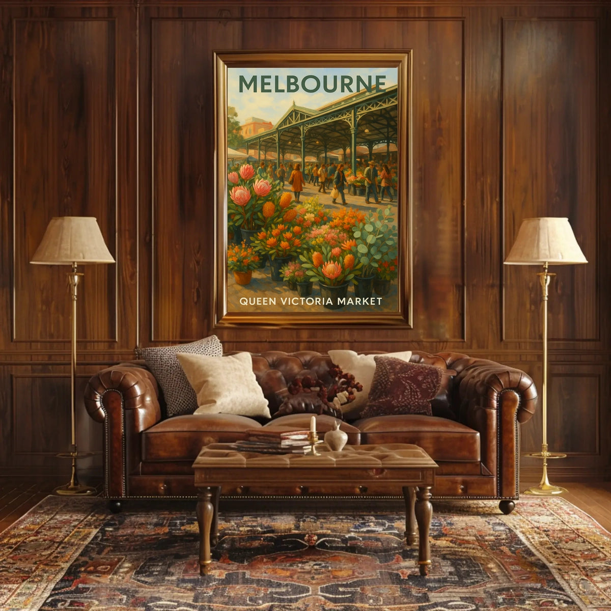 Queen Victoria Market Melbourne Poster