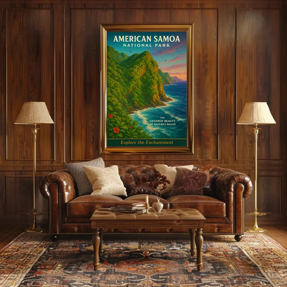 National Park of American Samoa Adventure Poster