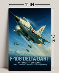 F-106 Delta Dart Interceptor Elite Poster PosterGoat