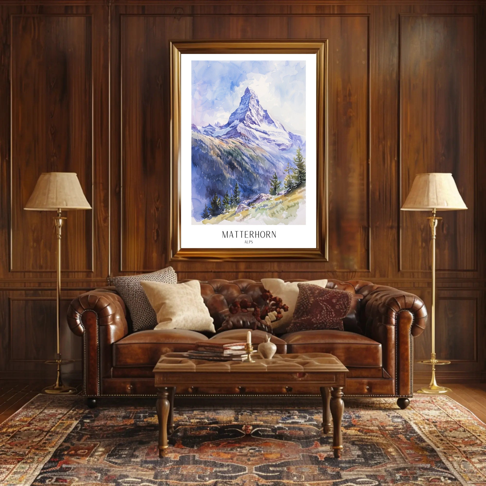 Majestic Matterhorn Poster PosterGoat