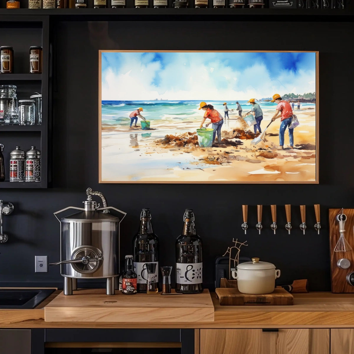 Beach Cleanup Initiative Poster