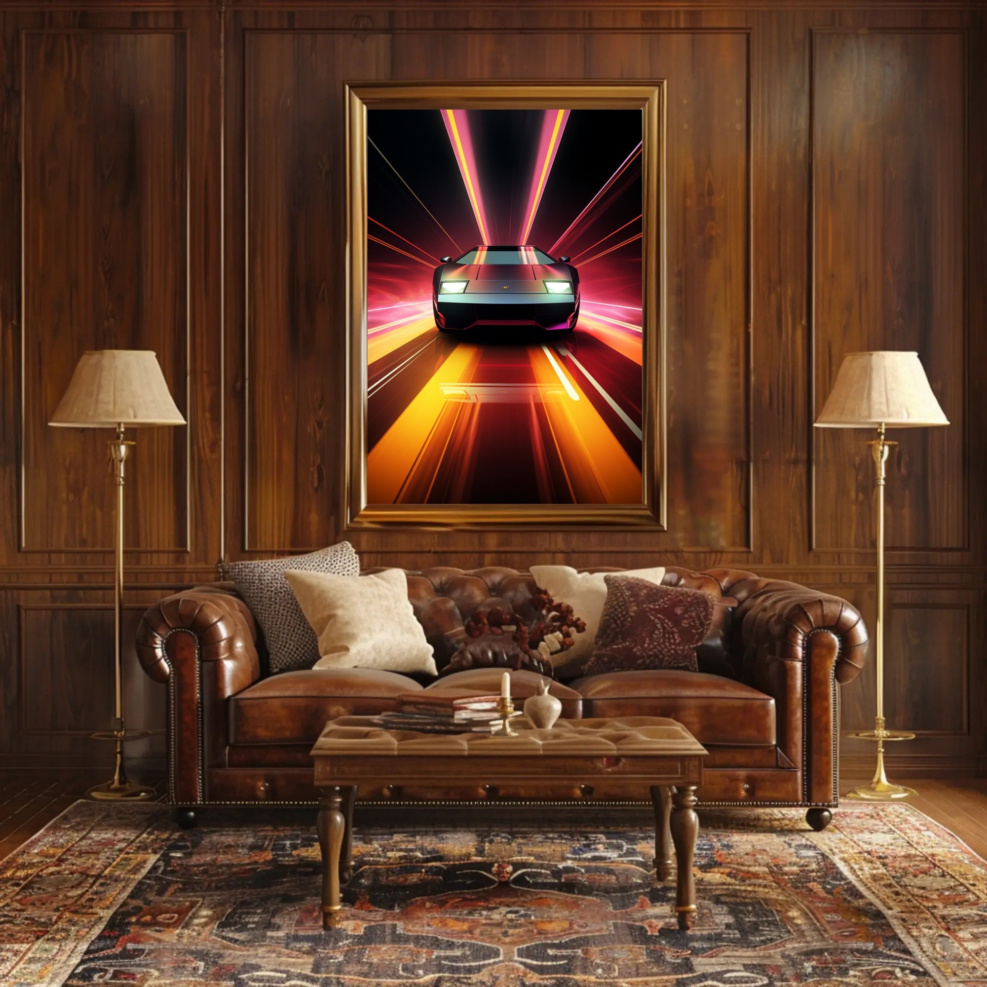 Futuristic Speed Poster PosterGoat