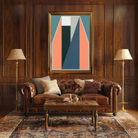 Geometric Abstraction Poster Modern Minimalist Print