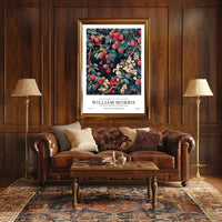 William Morris Cotton Prints Exhibition Poster