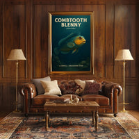 Combtooth Blenny A Small, Engaging Fish Poster PosterGoat