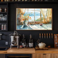 Morning Serenity by the Window Poster