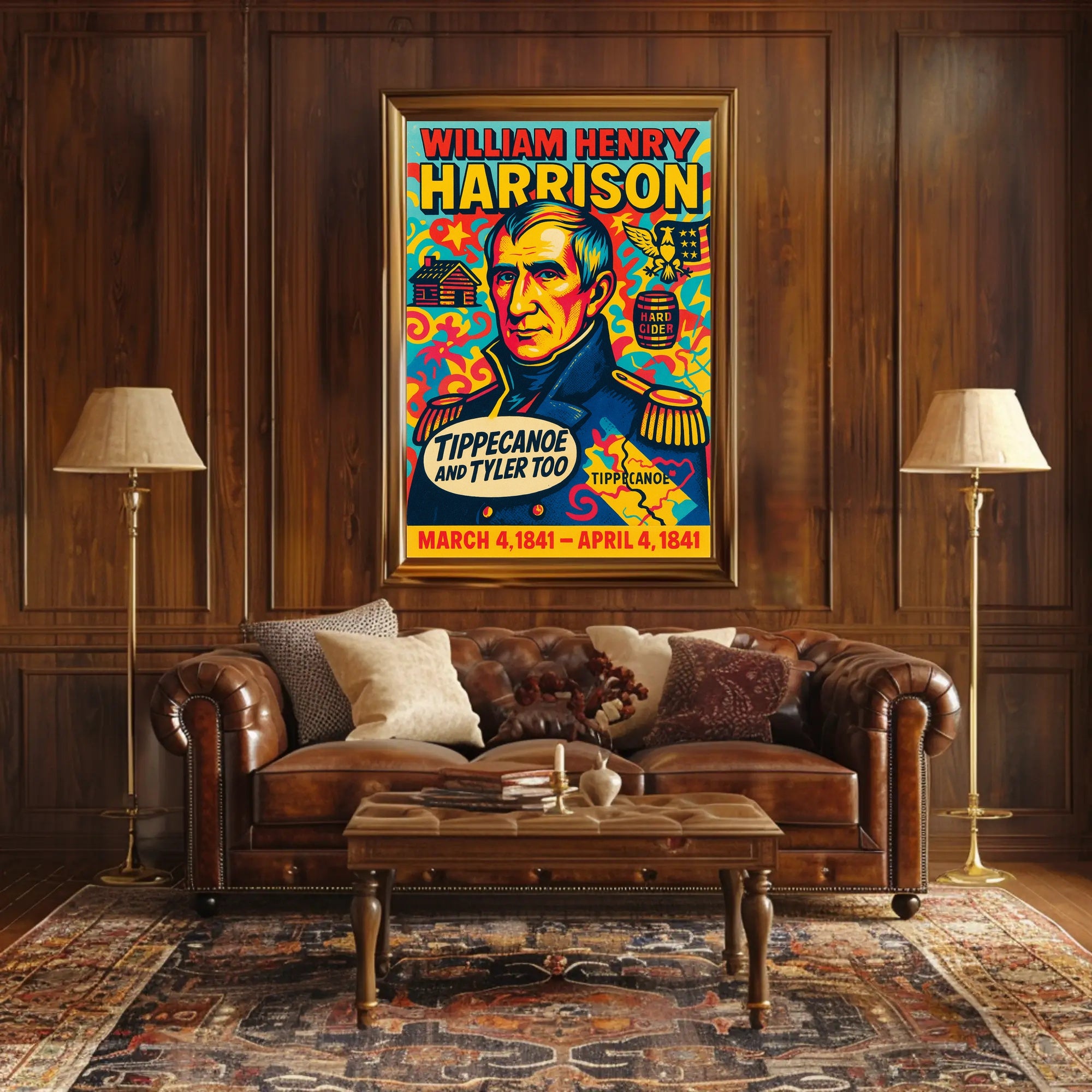 William Henry Harrison 9th President Poster PosterGoat