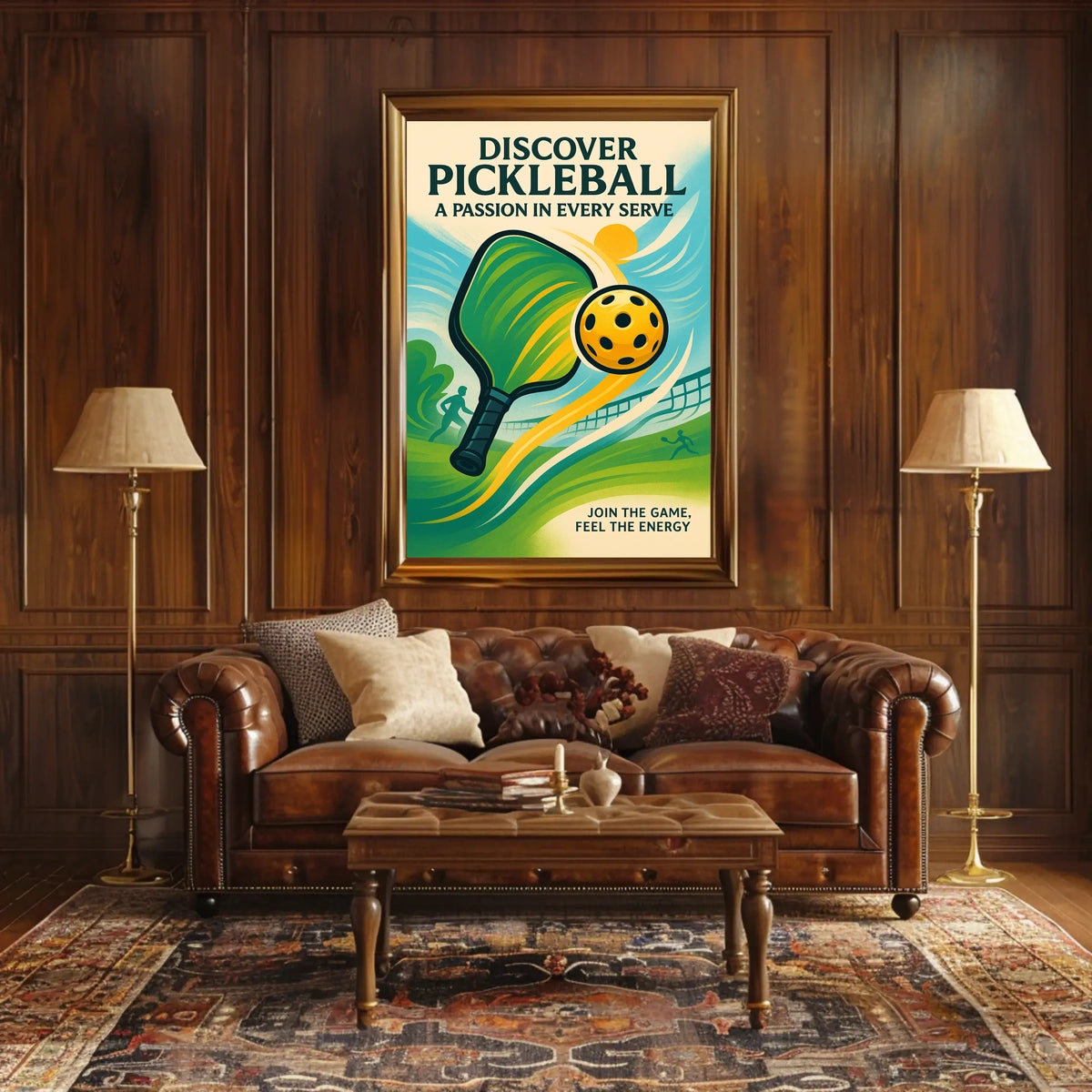 Discover Pickleball Poster