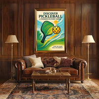 Discover Pickleball Poster