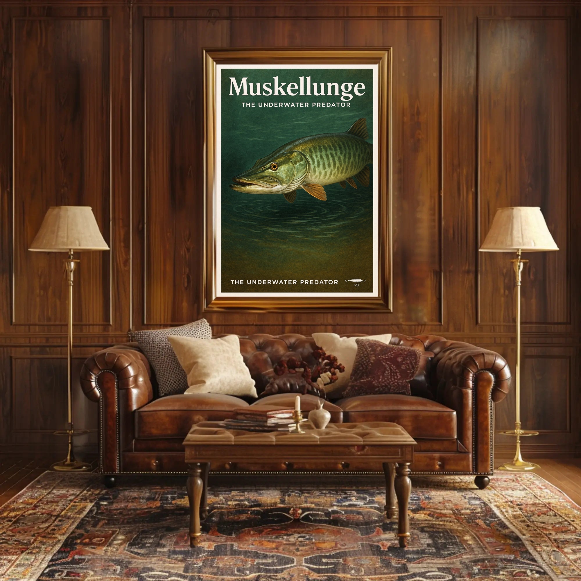 Muskellunge - The Underwater Predator Poster PosterGoat