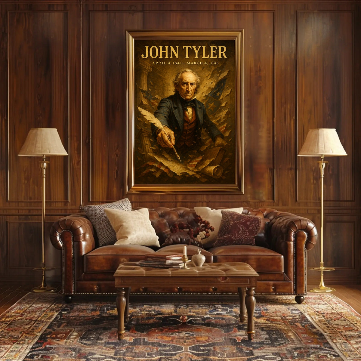 John Tyler 10th President Poster