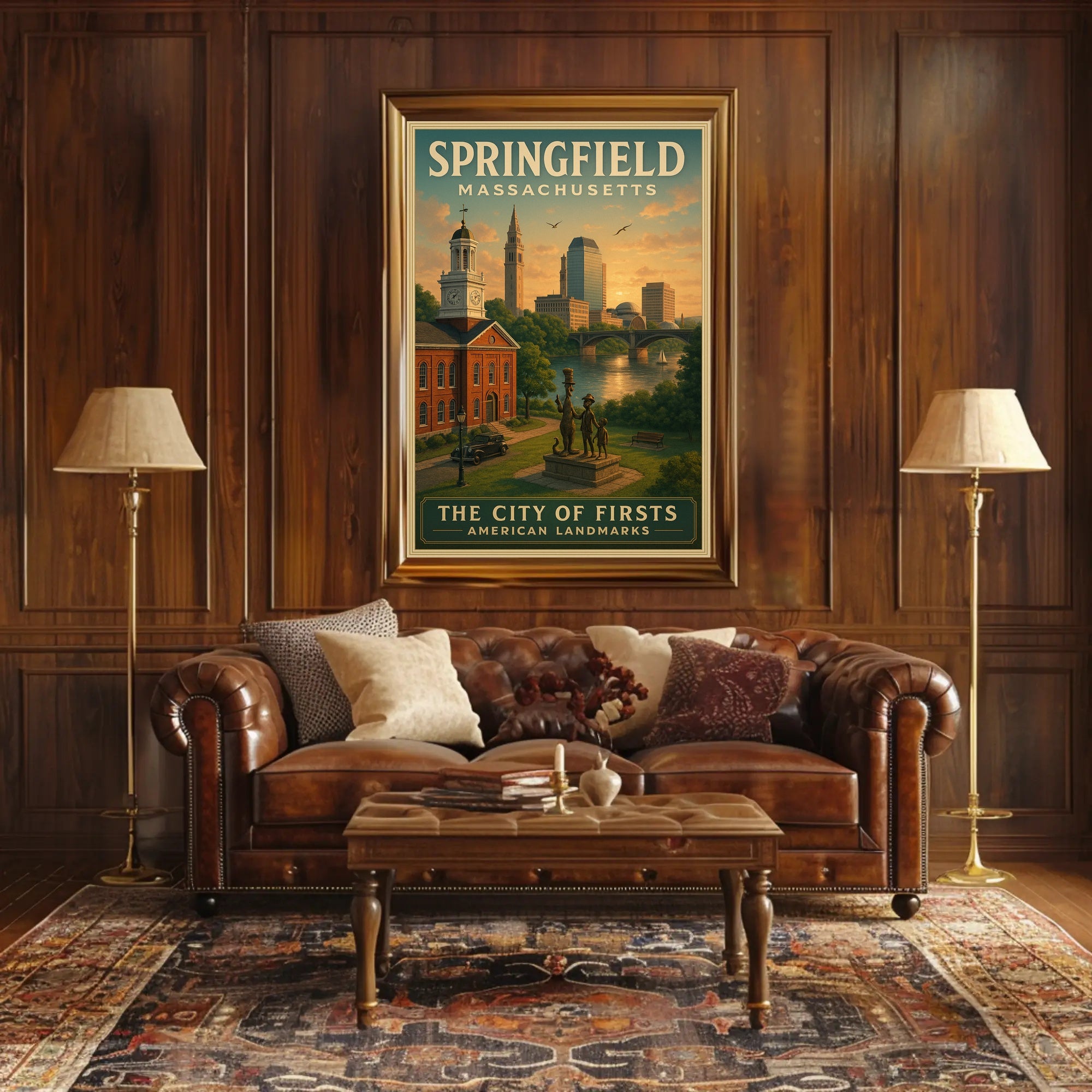 Springfield: The City of Firsts Poster