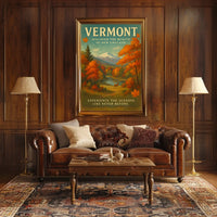 Discover Vermonts Seasons Poster