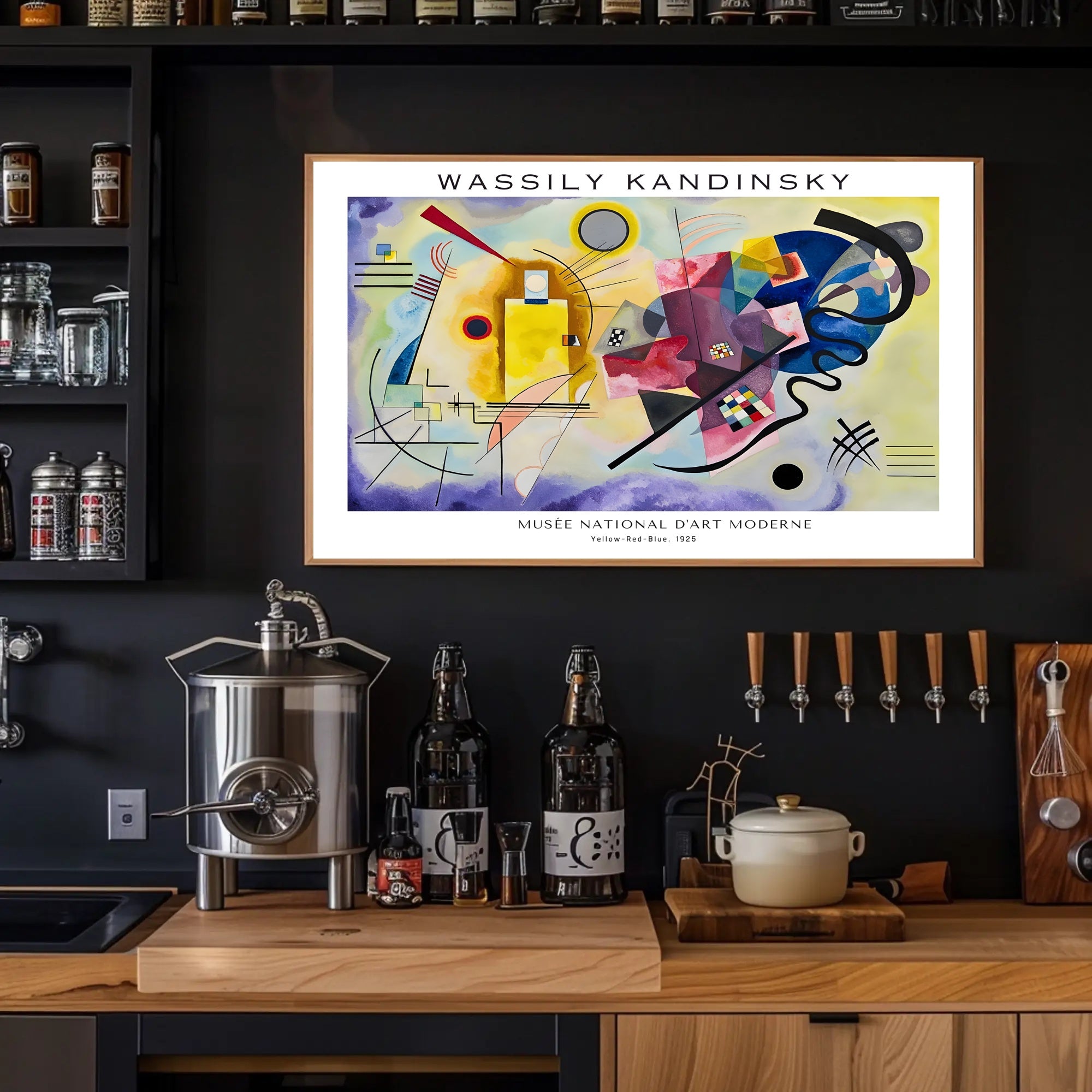 Wassily Kandinsky Yellow-Red-Blue Poster