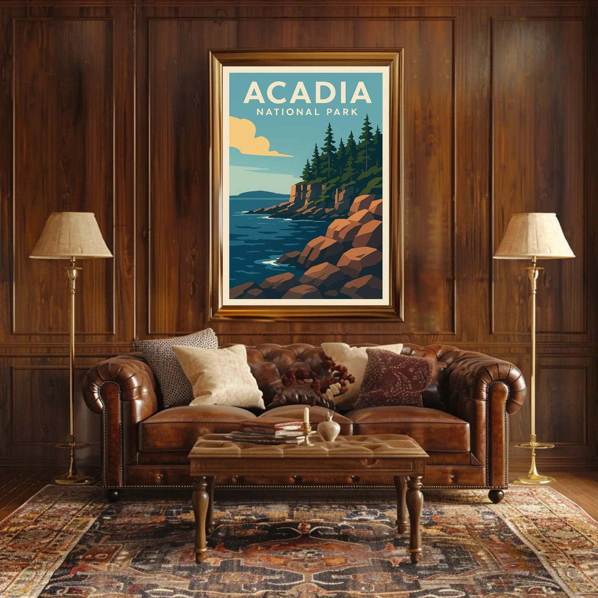Acadia National Park Scenic Wanderlust Poster