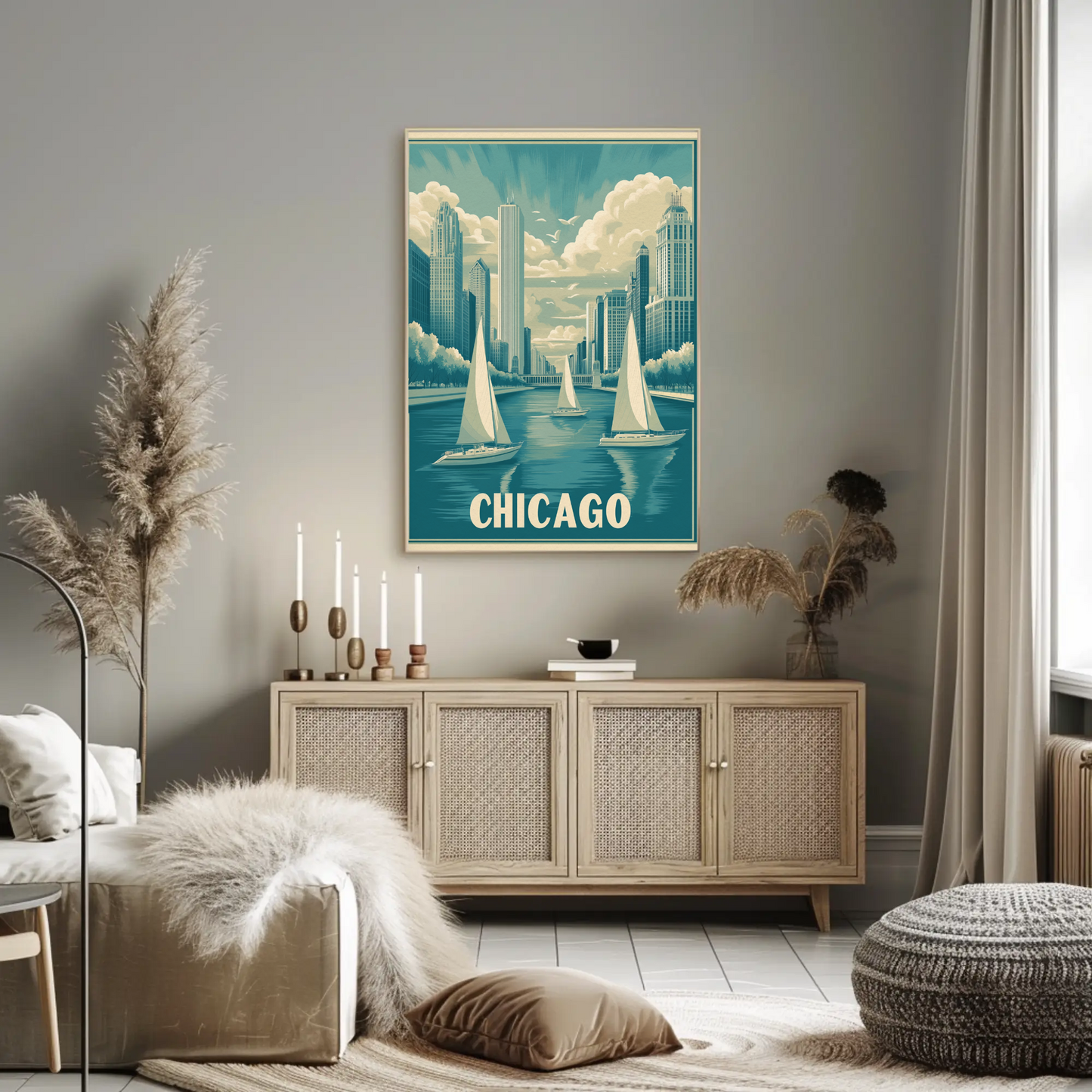 Chicago Vintage Poster
