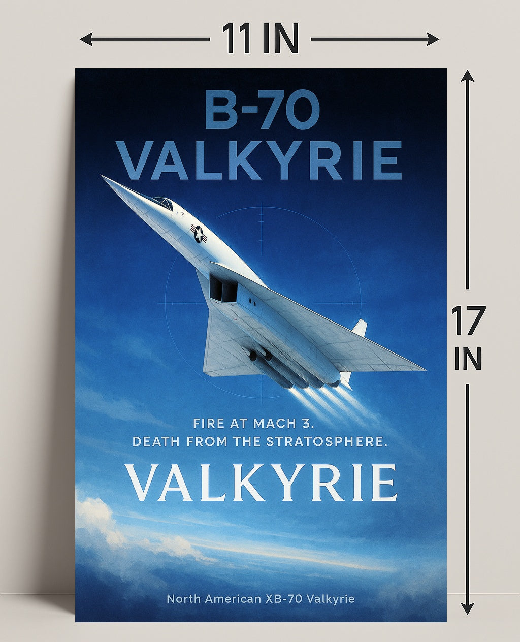 B-70 Valkyrie Poster PosterGoat