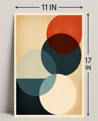 Abstract Geometric Harmony Abstract Poster
