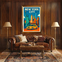 New York City Poster Iconic Skyline For City Lovers