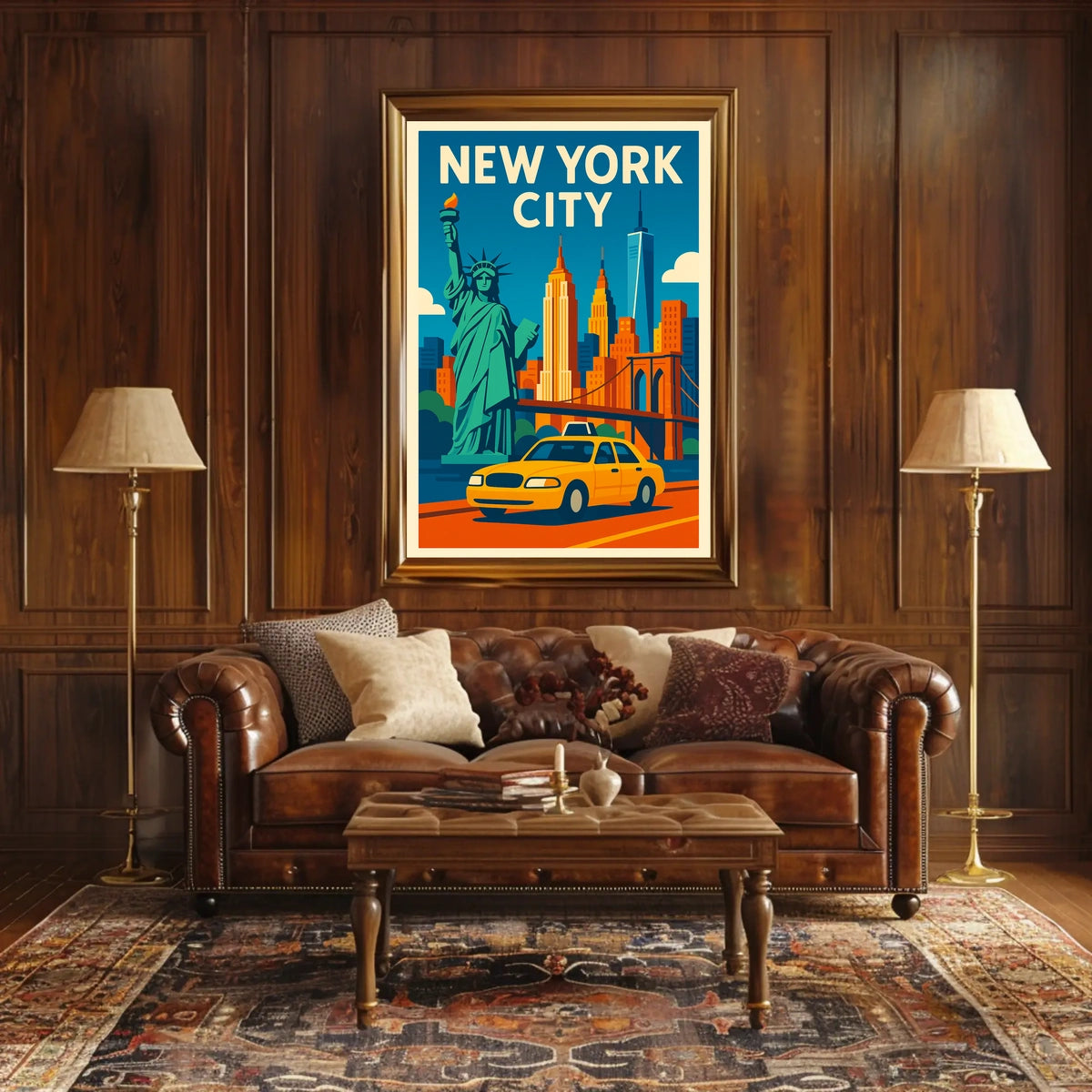 New York City Poster Iconic Skyline For City Lovers