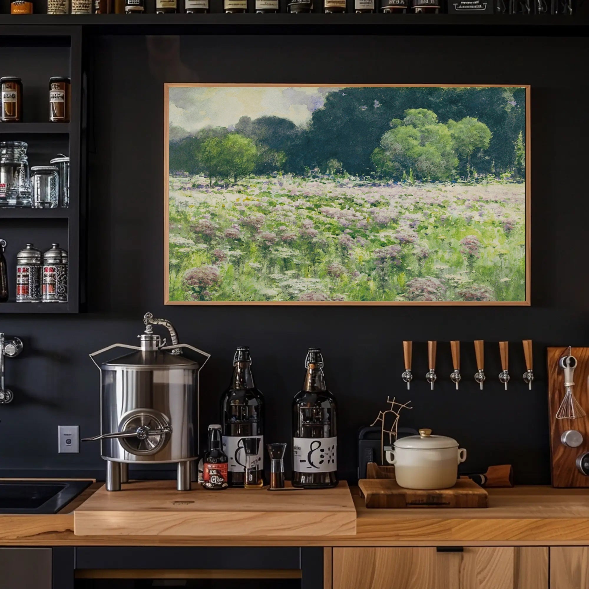 Serene Summer Meadow Poster