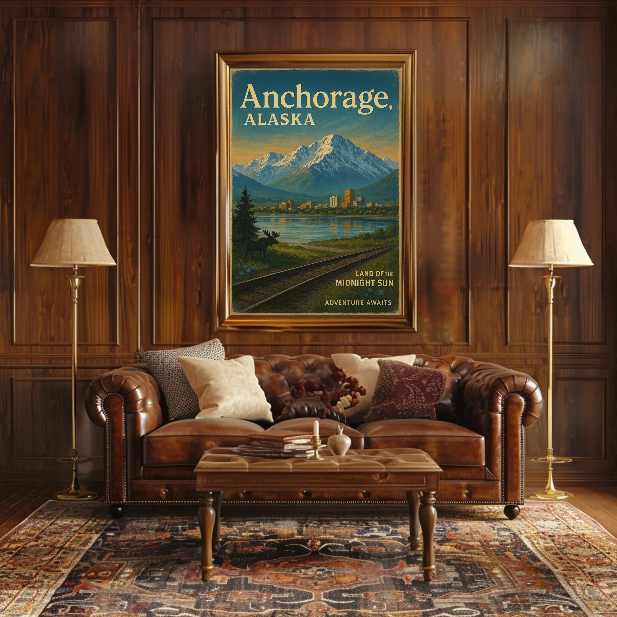 Discover Anchorage, Alaska Poster