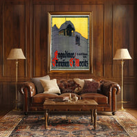 Vintage St. Moritz Winter Sports Travel Poster PosterGoat