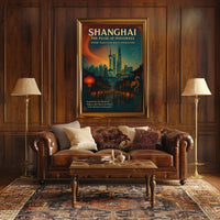 Shanghai The Pulse of Progress Poster