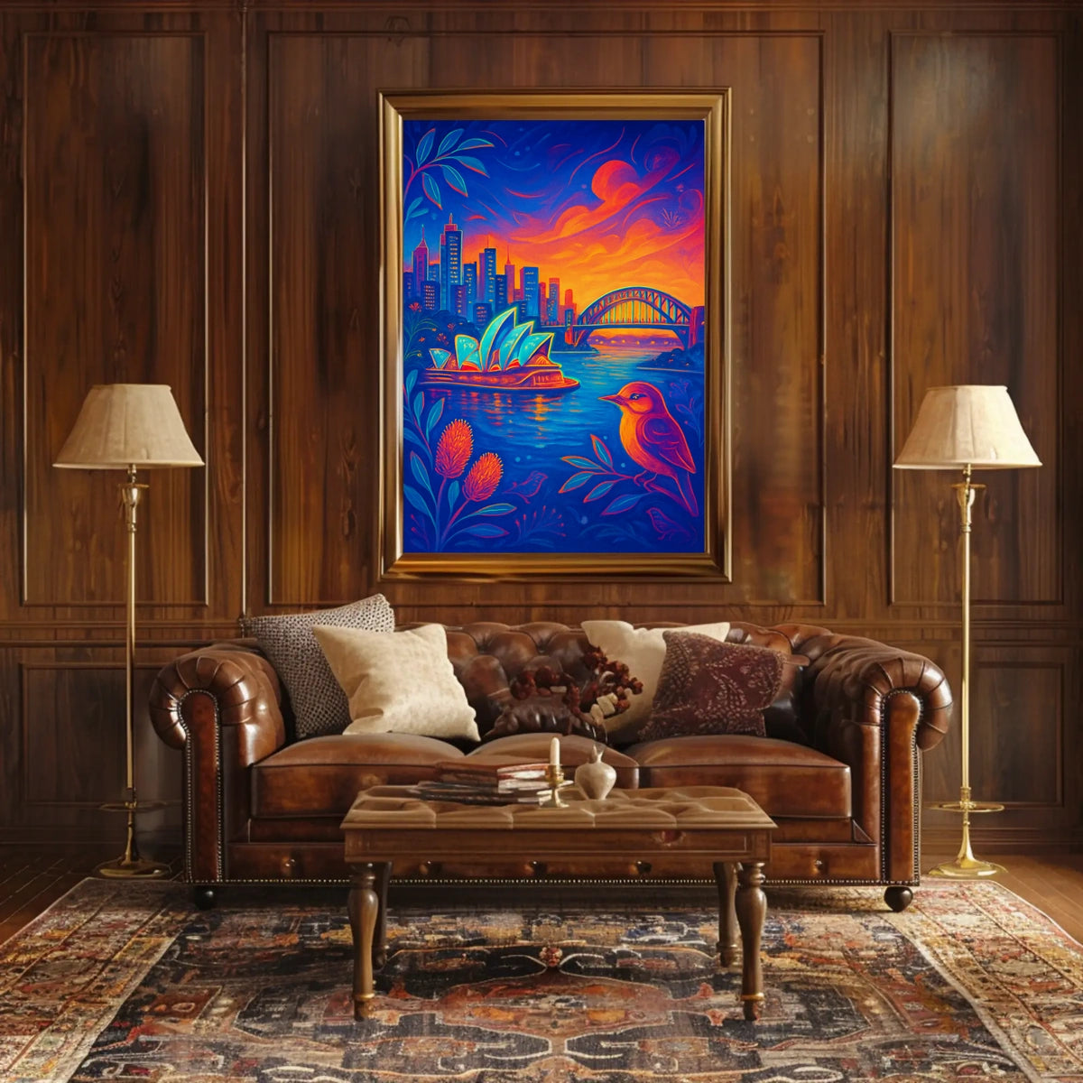 Sydney Skyline at Dusk Poster