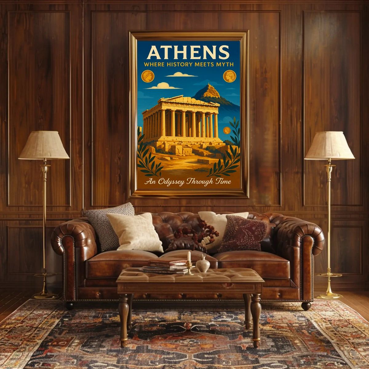 Athens Where History Meets Myth Poster