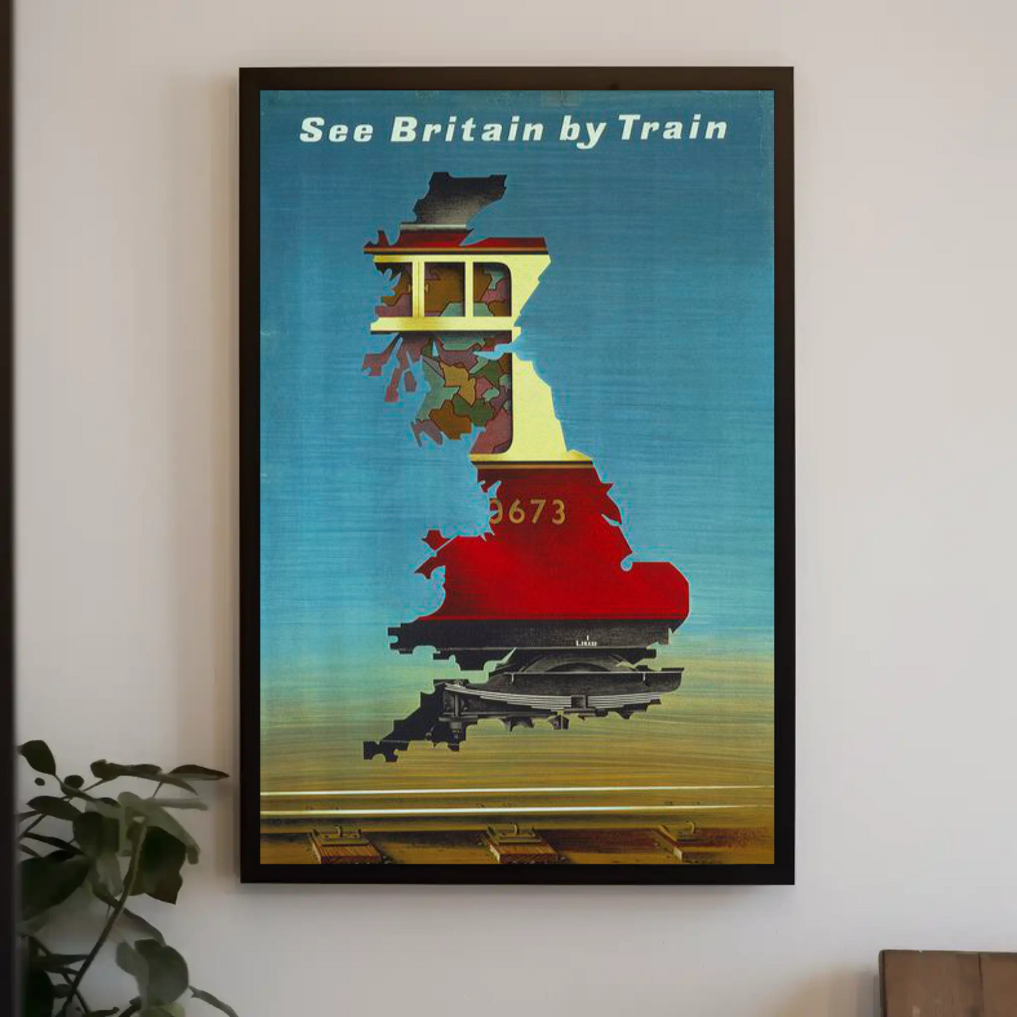 See Britain by Train - Vintage Travel Poster