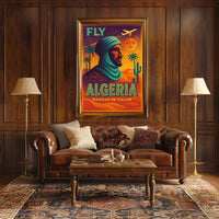 Algeria Desert Adventure Vintage Travel Poster PosterGoat