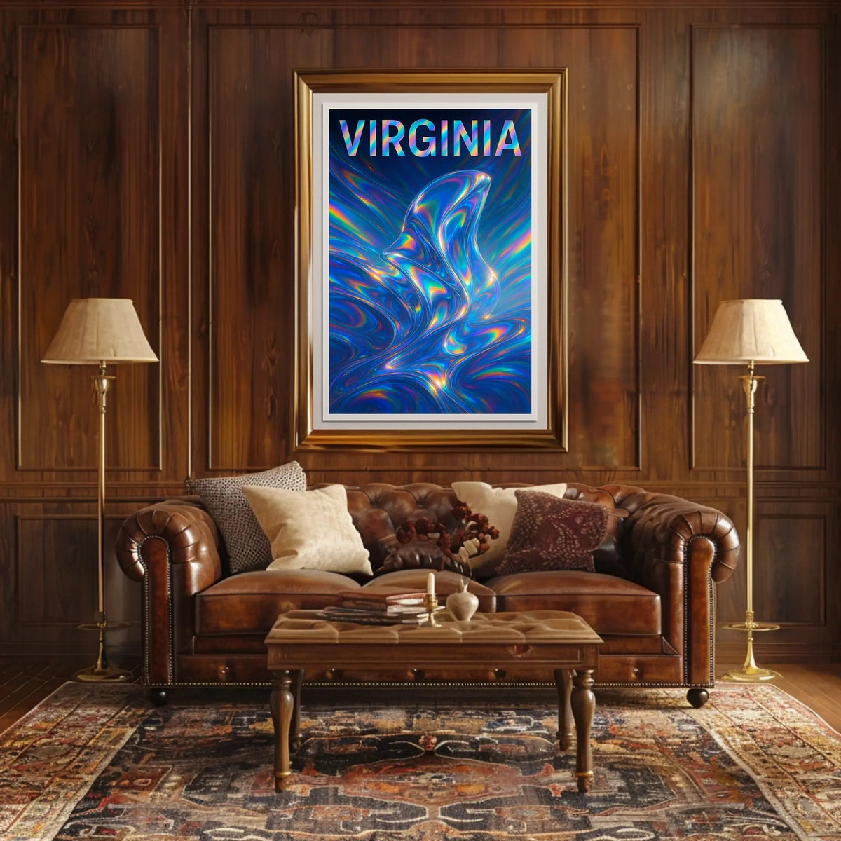 Virginia A Kaleidoscope Of Color Poster